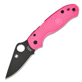 Spyderco Para 3 Lightweight Pink Black Blade Folding Knife