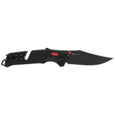 SOG Trident AT Black & Red Folding Knife