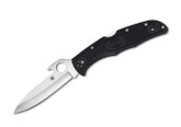 Spyderco Endura 4 Gray FRN with Emerson Opener Plain Edge Folding Knife