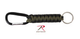 Rothco Paracord Keychain with Carabiner - OD/Black