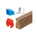 Cabinet Drawer Track Repair Kit  24" Wood