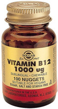 Contains Vitamin B12 (as cyanocobalamin prep.) - 1000ug per Sublingual Tablet
