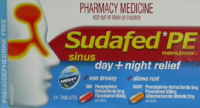 Sudafed Pe Sinus Day And Night Relief Tablets An Effective Day Night Formula