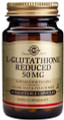 Contains L-Glutathione (reduced) - 50 mg per capsule