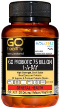 High Strength, Multi Strained Probiotic Blend Totalling 75 Billion Live Organisms, Supplied in a Convenient 1-A-Day dose