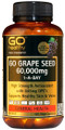 Contains Grape Seed (Vitis vinifera) ext. equiv to - 60,000mg, Providing OPC's (Oligomeric Procyanidins) - 445mg