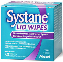 Contains 30  Premium, Sterile, Pre-Moistened Eyelid Cleansing Wipes