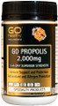 Each softgel capsule contains 2000mg Propolis (ext. equiv. to fresh)