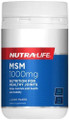 Contains MSM (Dimethyl sulfone) - 1000mg per Capsule