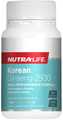 Provides the Equivalent of 2500mg of Korean Ginseng Root in Each Capsule for Endurance and Vitality