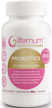 Contains Lactobacillus and Bifidobacteria Probiotics Plus FOS Prebiotic to Support Immunity, gastrointestinal and digestive Health in Baby and Child