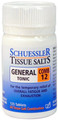 Schuessler Tissue Salts General Tonic Combination 12 Tablets 125 - Back In Stock
