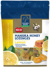 Made with High Grade Premium MGO™ 400+ Manuka Honey with the Fresh Natural Flavour of Lemon