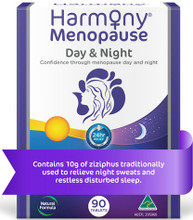 Contains a synergistic blend of Chinese and Western Herbs plus Vitamin D, Calcium and Magnesium which specifically addresses menopause symptoms where sleeplessness is of major concern