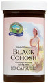 Each capsule contains Black Cohosh Root (Actaea racemosa) - 525mg to Nourish the female reproductive system