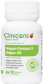 Clinicians Vegan Omega-3 Algae Oil 1000mg Vegetable Capsules 50