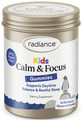 Contains Magnesium with L-theanine in a Blackberry Flavoured Sugar Free Gummy to Support Calm and Settled Behaviour in Children