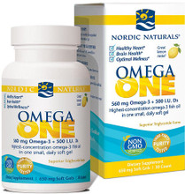 Contains Concentrated Omega-3 Fish Oil plus Vitamin D3 in One Small, Daily Soft Gel