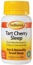 Radiance Tart Cherry Sleep Provides Montmorency Tart Cherry Skin Extract, (the richest known source of naturally occurring substances that help support and maintain deep healthy sleep).