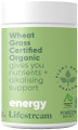 100% Pure Certified Organic Wheat Grass Powder Made From the Leaves of Young Wheat Grass Plants (Triticum Aestivum), Grown in New Zealand