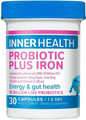 Inner Health Probiotic Plus Iron Capsules 30 - SPECIAL - expiry MAY 22
