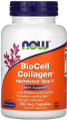 NOW Biocell Collagen is a patented, pre-digested complex from chicken sternal cartilage has natural hydrolyzed collagen and other naturally occurring elements of healthy connective tissues, including chondroitin and hyaluronic acid.