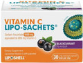 LipoShell Liposomal Vitamin C Lipo-Sachets 30 - Blackcurrant - SPECIAL - expiry 07/22 - New Zealand Only