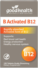 Contains the active methylated form of B12. This delicious dissolving tablet has superior absorption and uptake into the body, for energy support, general health and wellbeing