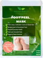 Healthy Bod Foot Peel Mask contains natural ingredients that work together to change the pH of the different skin layers, allows the old and dead skin to peel away naturally