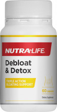 Nutralife Debloat & Detox contains key ingredients to support digestive health. Fennel seed to support healthy digestion and bloating; Milk thistle to support healthy liver function and natural liver detoxification and Digestive enzymes – Papain and Bromelains to help with the proper breakdown of food.