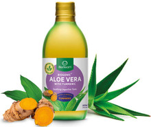 Powerful Combination of Soothing Aloe Vera and Antioxidant-Rich Turmeric that Provides an Extra-Strength Digestive Tonic