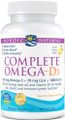 Nordic Naturals Complete Omega-D3 blends omega-3 EPA+DHA with GLA, oleic acid from Borage oil, and Vitamin D3 for healthy skin, joints, and mood