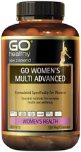 Go Healthy Womens Multi Advanced is a comprehensive formula containing 29 vitamins, minerals, herbs and antioxidants tailored specifically for women’s everyday health and wellbeing.