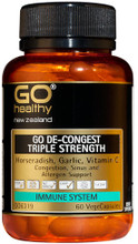 Contains High Strength Horseradish, Garlic and Vitamin C for Congestion, Sinus and Allergen Support
