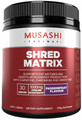 Musashi Shred Matrix Passionfruit 270g - SPECIAL - Expiry 11/22 - New Zealand Only