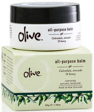 Certified Natural Restorative Skin Balm with Olive Fruit Oil, Calendula, Avocado and Honey