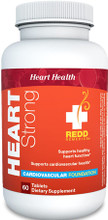 REDD Heart Strong contains a delicate balance of Magnesium, Coenzyme Q10 (CoQ10), Acetyl-L Carnitine and a specially formulated, proprietary Heart Strong blend to supports your heart’s health and functioning.