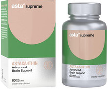 Asta Supreme Advanced Brain Support is made with Astaxanthin, the king of antioxidants and other ingredients including Bacopa which is used in Ayurvedic medicine to support learning and information processing and overall brain health.