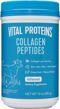 Vital Proteins Collagen Peptides is made from high quality bovine source, providing one simple ingredient, and is unflavoured and easily digestible