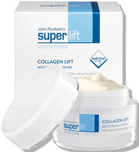 John Plunkett's Superlift Collagen Lift Moisturising Cream is a peptide powered daily moisturising cream with the clinically proven level of Matrixyl 3000 to smooth, plump and firm skin by doubling the skin's production of collagen.