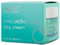 Om She Hyaluronic Acid Day Cream contains Hyaluronic Acid which helps bring moisture to the skin and provides instant hydration to help plump and nourish and is enhanced with Rosehip Oil, naturally packed with antioxidants and essential fatty acids, and a super boost with Vitamins A & E to help fight against free radical damage and promote healthy, youthful skin.