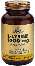 Each tablet contains L-Lysine (as L-lysine HCl) (Free Form) - 1000 mg