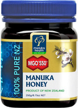 Certified to contain at least 550mg/kg of methylglyoxal, the naturally occurring compound responsible for the unique properties of genuine manuka honey