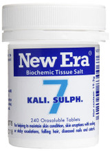 Potassium Sulphate and Biotin Homeopathic Formulation Designed to Dissolve Easily in the Mouth