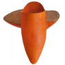 Orange Unisex Moroccan Slippers