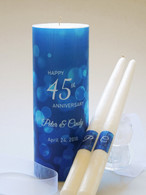 45th Anniversary Candle Set - Sapphire