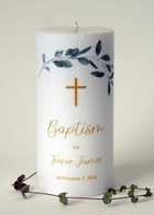 Christian Baptism Candle - 3x6