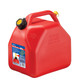 Scepter (Canada) 20 Litres Red HDPE Plastic (Petrol/Diesel) Short Jerry Can, with pouring spout kept