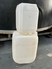 Used 10L / 20L Natural colour plastic jerry can