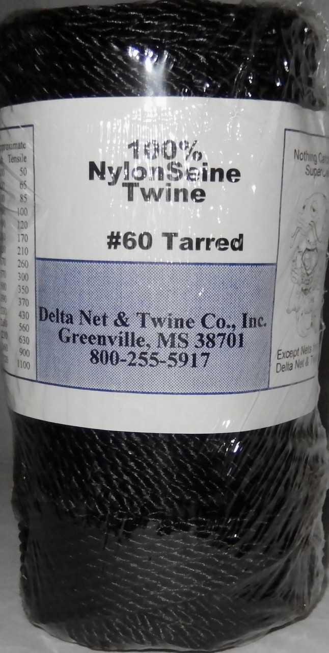 Tarred Twisted Nylon Twine for Seine Nets and Fishing